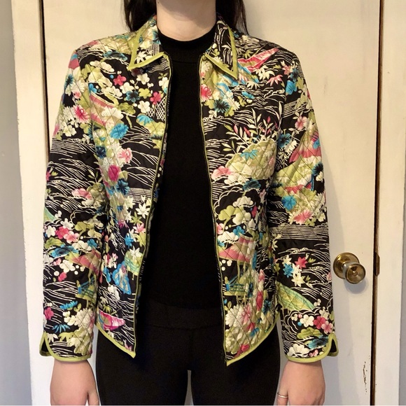 Vintage Quilted Jacket - Medium Petite - Picture 2 of 8